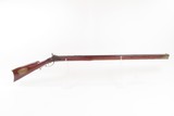 PIONEER Era Antique Full-Stock .38 Percussion FRONTIER Long Rifle HOMESTEAD ENGRAVED Kentucky Style Rifle Made w/CHERRY STOCK - 2 of 25