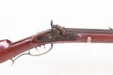 PIONEER Era Antique Full-Stock .38 Percussion FRONTIER Long Rifle HOMESTEAD ENGRAVED Kentucky Style Rifle Made w/CHERRY STOCK - 6 of 25