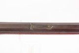 PIONEER Era Antique Full-Stock .38 Percussion FRONTIER Long Rifle HOMESTEAD ENGRAVED Kentucky Style Rifle Made w/CHERRY STOCK - 22 of 25