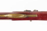 PIONEER Era Antique Full-Stock .38 Percussion FRONTIER Long Rifle HOMESTEAD ENGRAVED Kentucky Style Rifle Made w/CHERRY STOCK - 16 of 25