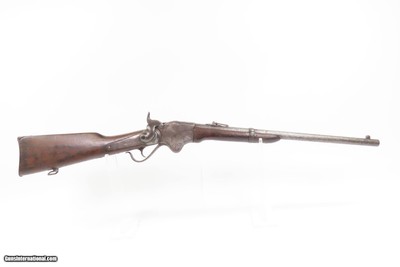 Antique U.S. BURNSIDE Model 1865 SPENCER SADDLE RING CARBINE .50 Caliber INDIAN WARS FRONTIER CAVALRY WEAPON - Image 2 of 25