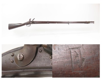 1833 Dated Antique W.L. EVANS Contract U.S. M1816 Type II FLINTLOCK Musket
One of Only 1,500 Type II Muskets Produced