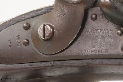 1833 Dated Antique W.L. EVANS Contract U.S. M1816 Type II FLINTLOCK MusketOne of Only 1,500 Type II Muskets Produced - Image 8 of 25