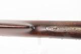 ENGRAVED Antique L. JORDAN Back Action Percussion HOMESTEAD/HUNTING Rifle
MASSACHUSETTS Made Mid-1800s GAME GETTING Rifle - 20 of 25