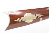 ENGRAVED Antique L. JORDAN Back Action Percussion HOMESTEAD/HUNTING Rifle
MASSACHUSETTS Made Mid-1800s GAME GETTING Rifle - 7 of 25