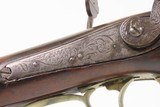 ENGRAVED Antique L. JORDAN Back Action Percussion HOMESTEAD/HUNTING Rifle
MASSACHUSETTS Made Mid-1800s GAME GETTING Rifle - 8 of 25