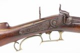 ENGRAVED Antique L. JORDAN Back Action Percussion HOMESTEAD/HUNTING Rifle
MASSACHUSETTS Made Mid-1800s GAME GETTING Rifle - 6 of 25