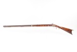 Mid-1800s Antique J. YOUNG Half Stock Percussion HOMESTEAD/HUNTING Rifle
Curly Maple GAME GETTING Rifle w/SET TRIGGER - 22 of 25