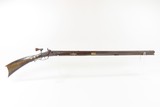 Antique Half Stock .42 Percussion HOMESTEAD/HUNTING Rifle CURLY MAPLE Stock Mid-1800s GAME GETTING Rifle w/SET TRIGGER - 2 of 25