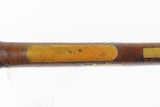 Antique Half Stock .42 Percussion HOMESTEAD/HUNTING Rifle CURLY MAPLE Stock Mid-1800s GAME GETTING Rifle w/SET TRIGGER - 13 of 25