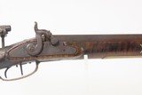 Antique Half Stock .42 Percussion HOMESTEAD/HUNTING Rifle CURLY MAPLE Stock Mid-1800s GAME GETTING Rifle w/SET TRIGGER - 6 of 25