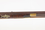 Antique Half Stock .42 Percussion HOMESTEAD/HUNTING Rifle CURLY MAPLE Stock Mid-1800s GAME GETTING Rifle w/SET TRIGGER - 5 of 25