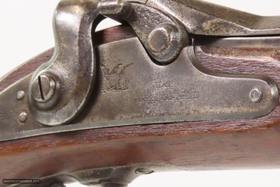 INDIAN WARS Antique U.S. SPRINGFIELD M1868 Trapdoor BREECH LOADER w/BAYONET 1863 Dated Lock & 1869 Dated Breech with SCABBARD - Image 7 of 25