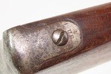 INDIAN WARS Antique U.S. SPRINGFIELD M1868 Trapdoor BREECH LOADER w/BAYONET 1863 Dated Lock & 1869 Dated Breech with SCABBARD - 24 of 25