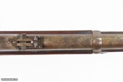INDIAN WARS Antique U.S. SPRINGFIELD M1868 Trapdoor BREECH LOADER w/BAYONET 1863 Dated Lock & 1869 Dated Breech with SCABBARD - Image 18 of 25