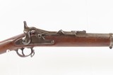 INDIAN WARS Antique U.S. SPRINGFIELD M1868 Trapdoor BREECH LOADER w/BAYONET 1863 Dated Lock & 1869 Dated Breech with SCABBARD - 5 of 25