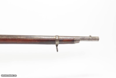 INDIAN WARS Antique U.S. SPRINGFIELD M1868 Trapdoor BREECH LOADER w/BAYONET 1863 Dated Lock & 1869 Dated Breech with SCABBARD - Image 3 of 25