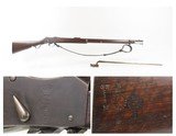 Antique LONDON SMALL ARMS Mk. II Martini-Henry Falling Block Rifle w/SLINGSingle Shot MILITARY Rifle w/SIGHT PROTECTOR - 1 of 25