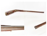 19th Century BAVARIAN BELLOWS Crank Handle 7.5mm AIR GUN with Silver Inlays Primarily Used for INDOOR TARGET SHOOTING