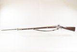 CIVIL WAR Era Antique SPRINGFIELD U.S. M1842 Percussion Musket U.S. BAYONET Smoothbore Musket Used into the CIVIL WAR - 22 of 25