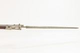 CIVIL WAR Era Antique SPRINGFIELD U.S. M1842 Percussion Musket U.S. BAYONET Smoothbore Musket Used into the CIVIL WAR - 3 of 25