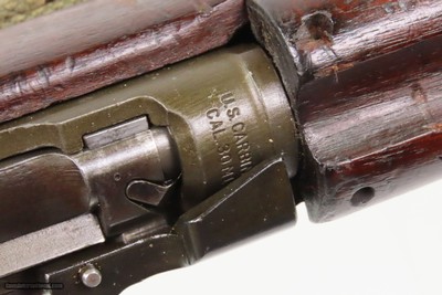 WORLD WAR II Era U.S. UNDERWOOD M1 Carbine .30 SUPPORT TROOP Rifle WW 2 C&R FLAMING BOMB w/Underwood “1-44” Barrel CANVAS SLING - Image 17 of 25