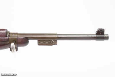 WORLD WAR II Era U.S. UNDERWOOD M1 Carbine .30 SUPPORT TROOP Rifle WW 2 C&R FLAMING BOMB w/Underwood “1-44” Barrel CANVAS SLING - Image 3 of 25