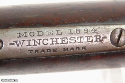Classic 1908 WINCHESTER M1894 .30 WCF Lever Action C&R DEER HUNTING RiflePre-WWI Era REPEATING RIFLE in .30-30 CALIBER - Image 24 of 25