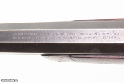 Classic 1908 WINCHESTER M1894 .30 WCF Lever Action C&R DEER HUNTING RiflePre-WWI Era REPEATING RIFLE in .30-30 CALIBER - Image 21 of 25