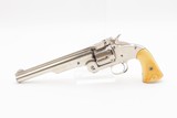WILD WEST Antique SMITH & WESSON No. 3 “AMERICAN” SINGLE ACTION Revolver
.44 S&W “AMERICAN” Caliber with ANTIQUE IVORIES - 2 of 18