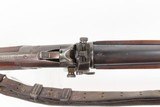 FLAMING BOMB Marked U.S. WINCHESTER M1885 .22 RF WINDER Training Musket C&R U.S. MILITARY TRAINER with LEATHER SLING - 18 of 25
