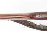 FLAMING BOMB Marked U.S. WINCHESTER M1885 .22 RF WINDER Training Musket C&R U.S. MILITARY TRAINER with LEATHER SLING - 19 of 25