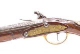 ORNATE MARTIAL FLINTLOCK Pistol with EAGLE & RABBIT Figures .58 Caliber
18th Century with Gold Plated Castings - 19 of 20