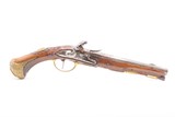 ORNATE MARTIAL FLINTLOCK Pistol with EAGLE & RABBIT Figures .58 Caliber
18th Century with Gold Plated Castings - 2 of 20