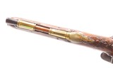 ORNATE MARTIAL FLINTLOCK Pistol with EAGLE & RABBIT Figures .58 Caliber
18th Century with Gold Plated Castings - 15 of 20