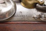 18th Century FRENCH Antique FLINTLOCK Pistol by MERIEUX of ST. ETIENNE .69
Officer’s Pistol with Ornate Casting & Gold - 19 of 19