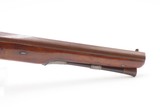 c1780s CASED SET Antique BENNETT Flintlock DUELING PISTOLS British .58 Cal. Beautiful Brace of ENGRAVED DUELERS w/ACCESSORIES - 11 of 25