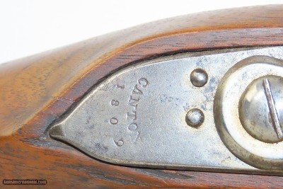 WAR of 1812 Antique U.S. R&C LEONARD Contract Model 1808 FLINTLOCK MusketWAR OF 1812 Era; 1 of only 5,000 Made - Image 6 of 23