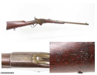 CIVIL WAR/FRONTIER Antique U.S. M1860 SPENCER SR Carbine “UNFORGIVEN”
MARTIALLY INSPECTED Cartouche CIVIL WAR & WILD WEST