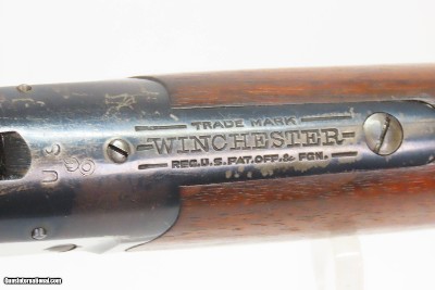 FLAMING BOMB Marked U.S. WINCHESTER M1885 .22 RF WINDER Training Musket C&R U.S. MILITARY TRAINER Chambered in .22 Rimfire - Image 21 of 24