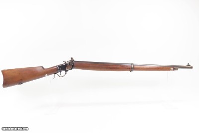 FLAMING BOMB Marked U.S. WINCHESTER M1885 .22 RF WINDER Training Musket C&R U.S. MILITARY TRAINER Chambered in .22 Rimfire - Image 2 of 24
