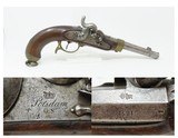 Scarce REGIMENT MARKED Antique PRUSSIAN Model 1850 Percussion Pistol Germanic CAVALRY/Horse Pistol Dated 1851 - 1 of 22