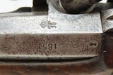 Scarce REGIMENT MARKED Antique PRUSSIAN Model 1850 Percussion Pistol Germanic CAVALRY/Horse Pistol Dated 1851 - 11 of 22