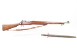 World War I REMINGTON U.S. M1917 C&R MILITARY Rifle .30-06 BAYONET & SHEATH With “R/FLAMING BOMB/2-18 Barrel & SLING - 2 of 25