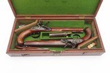 c1780s OXFORD, ENGLAND CASED SET Antique JOHN COLLIS Flintlock Pistols .66
LARGE MATCHED PAIR MARTIAL SIDEARMS - 3 of 25