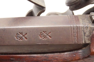 c1780s OXFORD, ENGLAND CASED SET Antique JOHN COLLIS Flintlock Pistols .66LARGE MATCHED PAIR MARTIAL SIDEARMS - Image 14 of 25