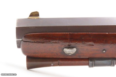 c1780s OXFORD, ENGLAND CASED SET Antique JOHN COLLIS Flintlock Pistols .66LARGE MATCHED PAIR MARTIAL SIDEARMS - Image 21 of 25