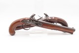 c1780s OXFORD, ENGLAND CASED SET Antique JOHN COLLIS Flintlock Pistols .66
LARGE MATCHED PAIR MARTIAL SIDEARMS - 5 of 25
