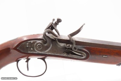 c1780s OXFORD, ENGLAND CASED SET Antique JOHN COLLIS Flintlock Pistols .66LARGE MATCHED PAIR MARTIAL SIDEARMS - Image 8 of 25