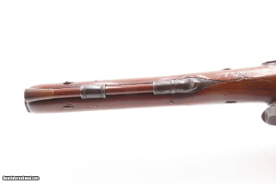 c1780s OXFORD, ENGLAND CASED SET Antique JOHN COLLIS Flintlock Pistols .66LARGE MATCHED PAIR MARTIAL SIDEARMS - Image 20 of 25